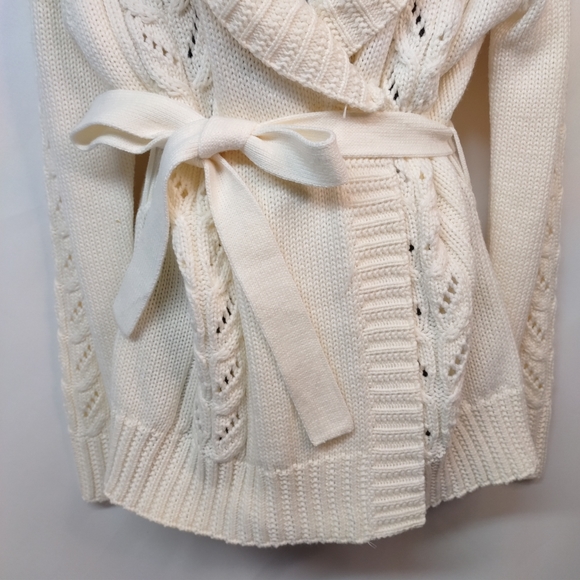 St. John's Bay Women's Cream White Sweater Cardigan Size XL NWOT - Picture 6 of 9